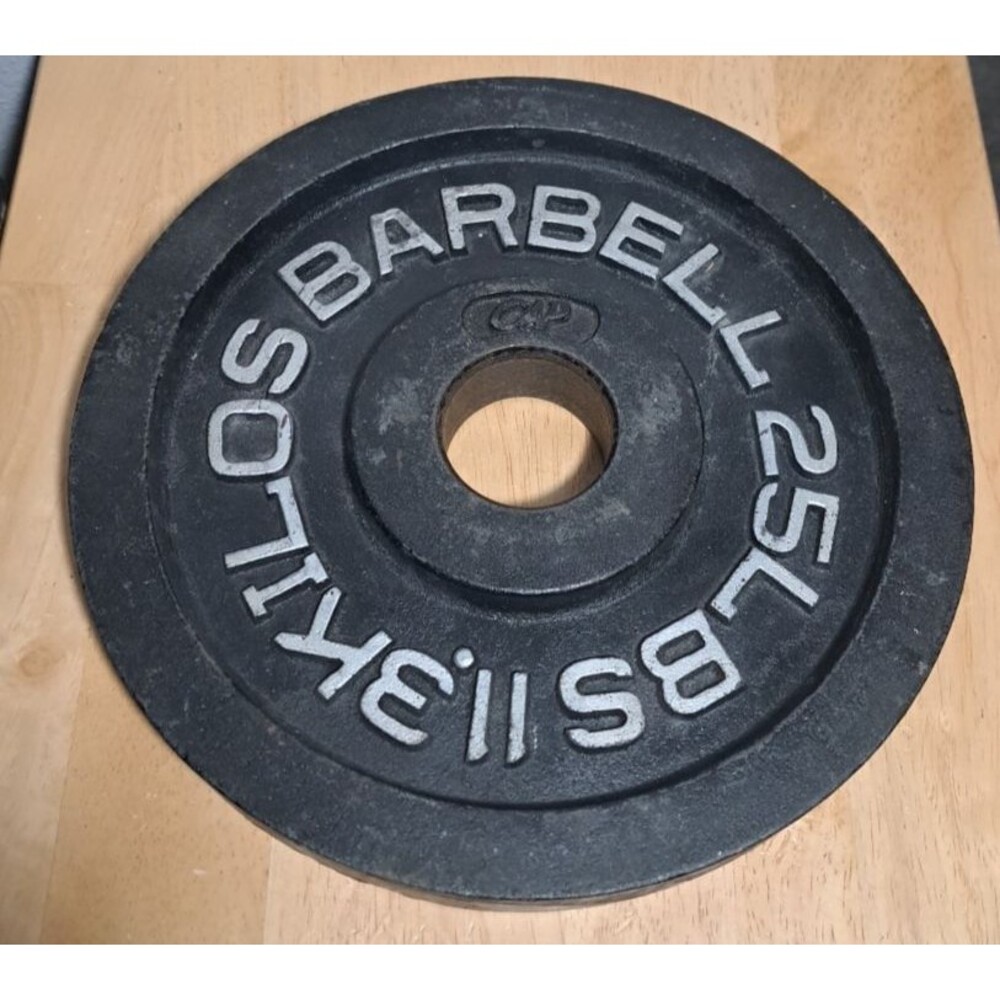 CAP 25 lbs. Single  Iron Olympic Weight Barbell Plate